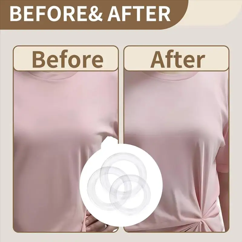 3/6pcs Simple Shirt Clips Dress Clips Back Cinch For Women Hidden Clothes Clips T-Shirt Tie Clips Waist Circular Cincher Clips