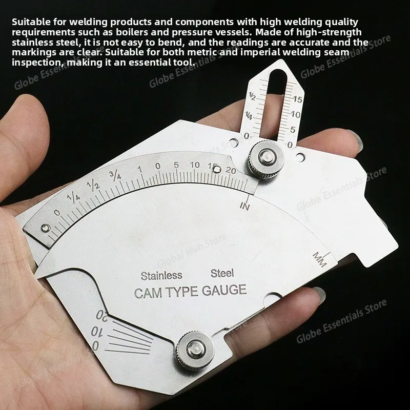 Welding tools MG-8 bridge cam welding gauge stainless steel cam type gauge Welding Gauge Test Ulnar Welder Inspection