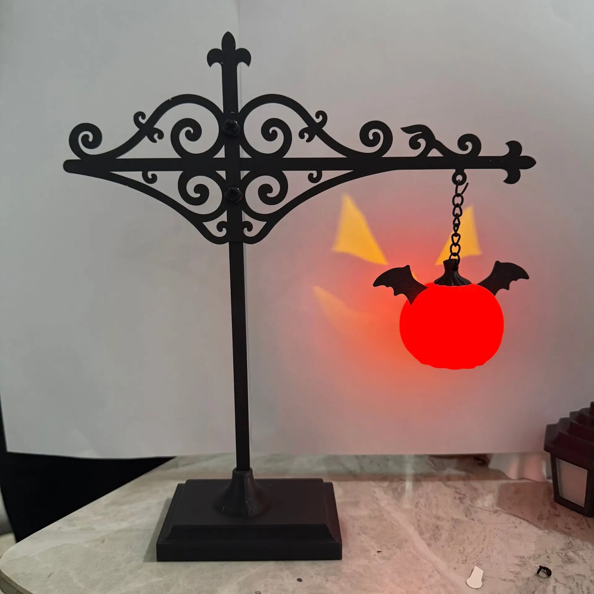 Linterna de biblioteca, iluminación decorativa para estantería, linterna retro para biblioteca, lámpara para estantería,