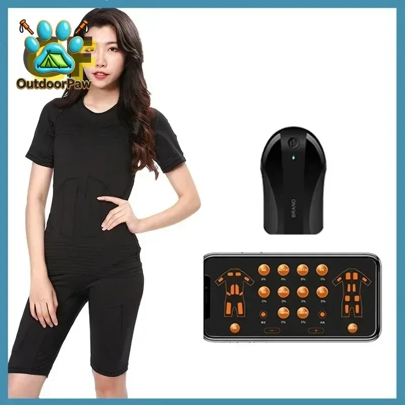 2025 New EMS Micro-current Pulse Intelligent Silicone Fitness Suit Yoga Training Suit Pants Fitness Suit Body Enhancement