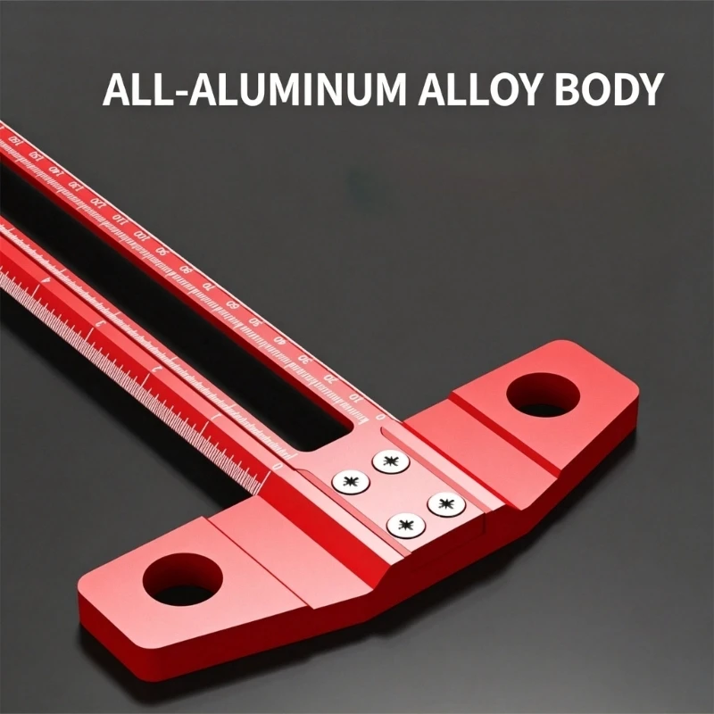 Woodworking Layout Marking Guide with 90 Degree Head and Sliding Stop for Cabinet Boards, Home DIY and Repair Tasks high quality