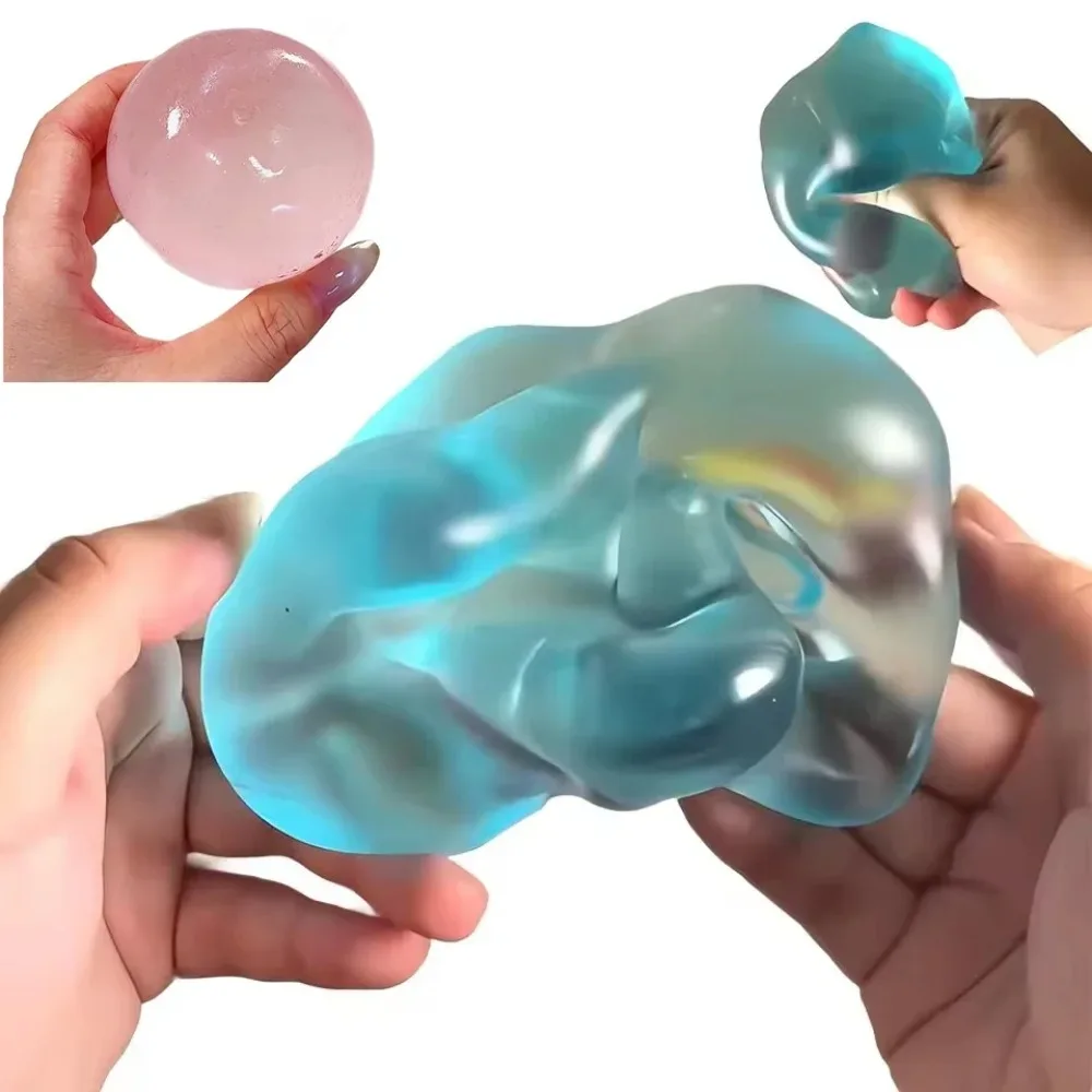 Blaue Maltose Squishy Spielzeuge Anti-Stress Sensorisches Fidget-Spielzeug Weiches Simuliertes Transparentes Blaues Maltose Langsam Zurückfederndes Entspannungsspielzeug