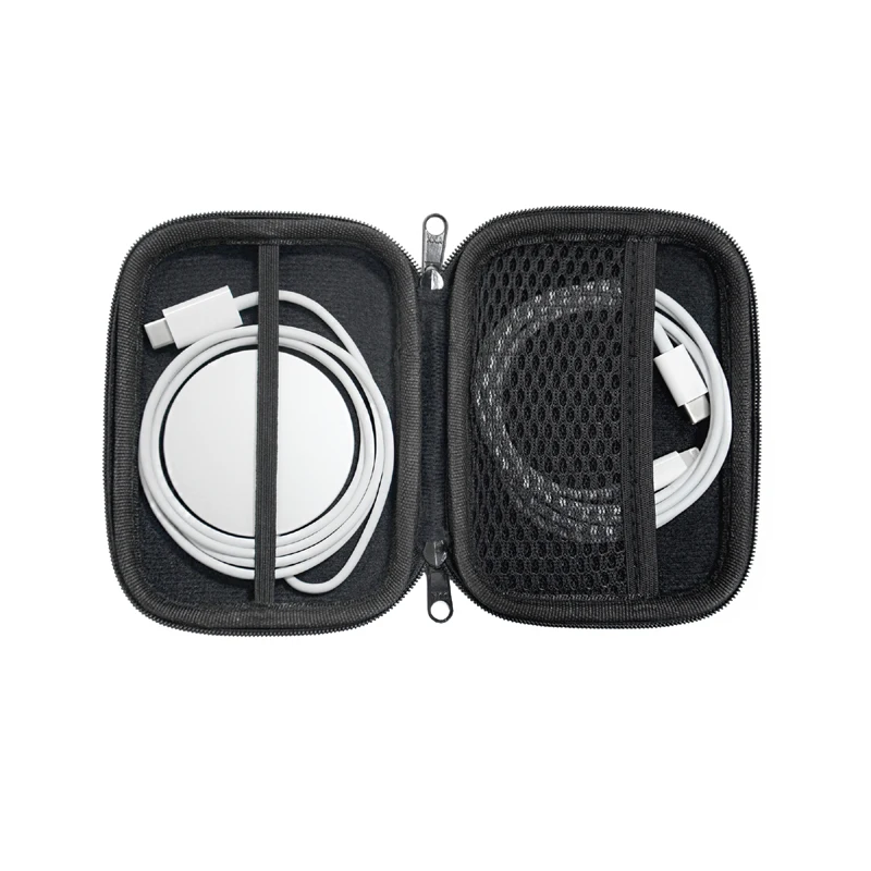 애플 맥세이프 마그네틱 무선 충전기 및 USB 케이블 키트용 보관함, 휴대용 케이스 가방