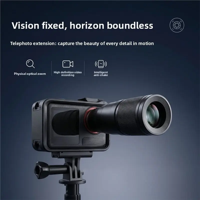 Voltvibe-Action 5 Telephoto Lens Action 6 Telephoto Lens For DJI Action 4 5 6 For DJI Action 4 5 6 Zoom Lens