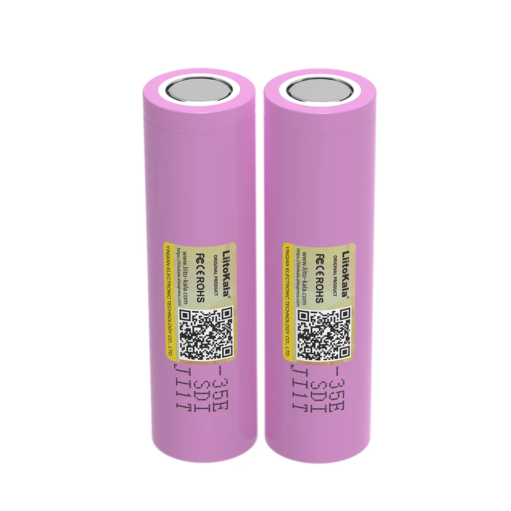 LiitoKala الأصلي 18650 35E 3.7 فولت 3500 مللي أمبير ماكس 13A تفريغ الطاقة بطارية قابلة للشحن لبطاريات المصباح