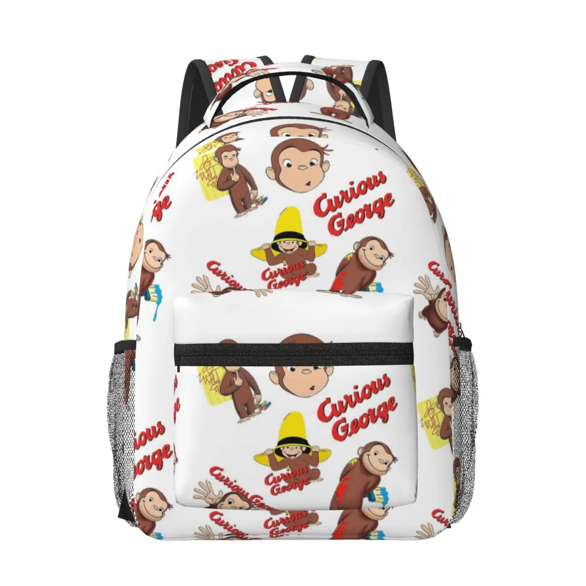 

Женские рюкзаки Curious George, сумка для книг для мальчиков и девочек, модные школьные сумки для студентов, портативный дорожный рюкзак, сумка на плечо