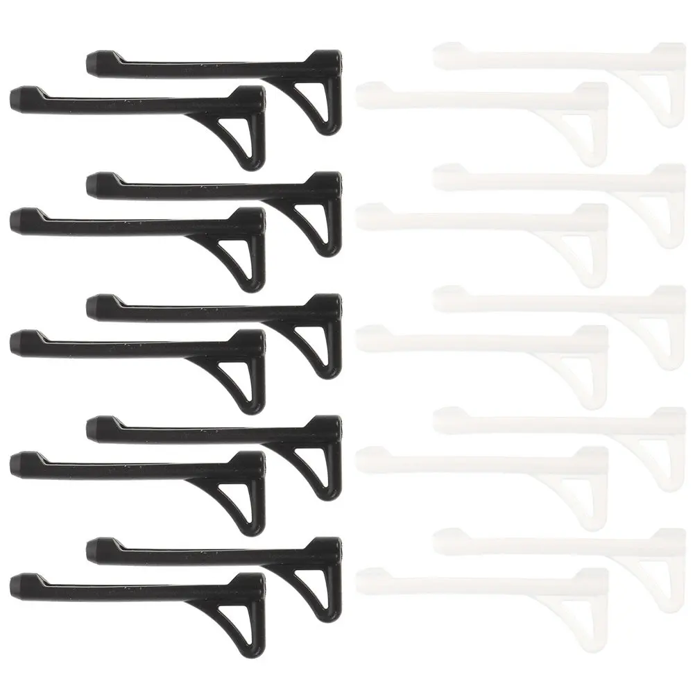 

20Pairs Anti-Skid Glasses Ear Hooks Silicone Retainers Non-Slip Eyeglasses Holders for Running Swimming Outdoor Sports Glasses
