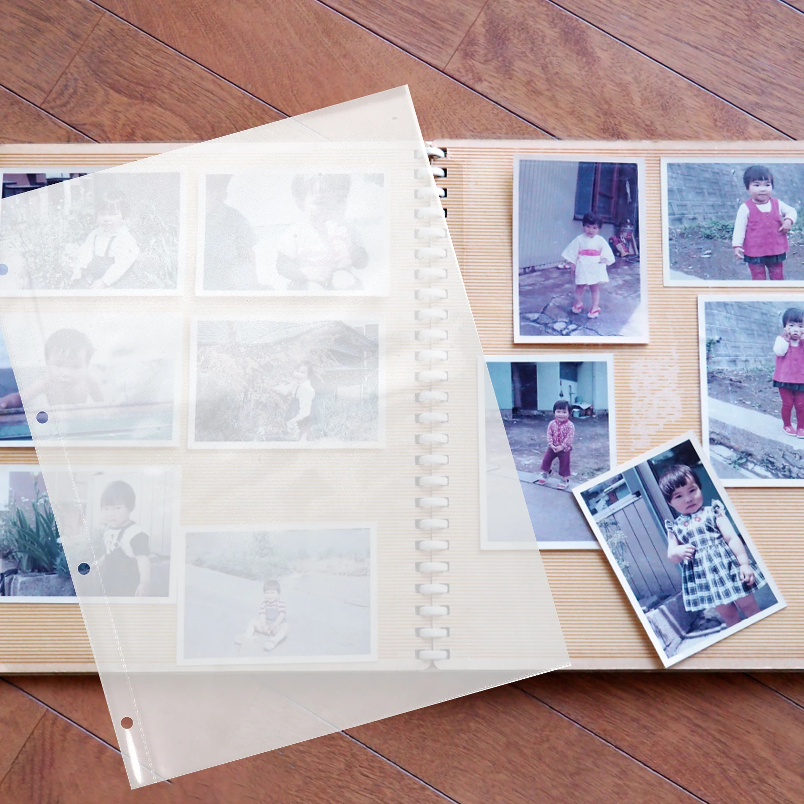 

30pcs A4 Loose Leaf File Pockets Clear Document Folders For Office School Organization Multifunctional Binder Folders File