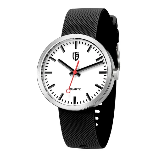 Reloj BERNY para hombre/señoras, Esfera luminosa de 38mm, reloj de pulsera deportivo de cuarzo, zafiro, 5ATM, relojes ferroviarios de silicona resistentes al agua