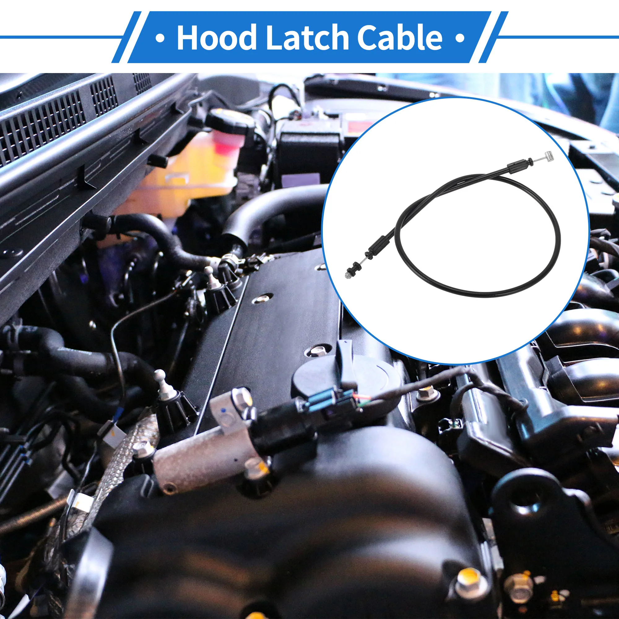 

UXCELL Трос открывания капота No T2H24630 Трос защелки капота для Jaguar XE XF F-PACE 16-25