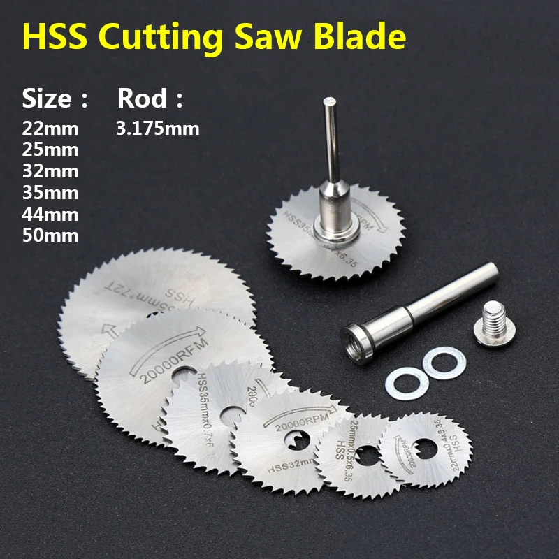 22/25/32/35/44/50mm Milling HSS Circular Saw Blade Circular Saw Slotting Cutter Saw Blade Saw Pade For Woodworking Wood Cutting