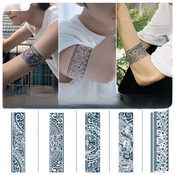 Size:63*240cm 2023 New Semi Permanent Herbal Juice Armband Tattoo Sticker Waterproof Arm And Arm Tattoo Sticker
