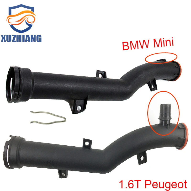 11537589713 1351VF V758971580 New Engine Coolant Water Hose With Metal Clip Lock For Citroen C4 Peugeot 207 308 Mini Cooper