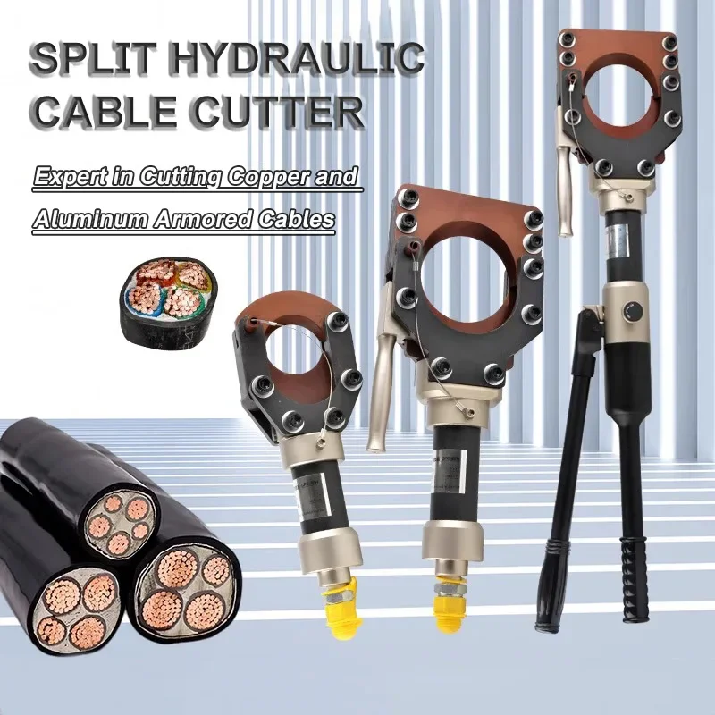 油圧ツールマニュアル油圧ケーブルカッター鉄筋カッター 20-100 ミリメートル銅アルミ装甲ケーブル多目的切断