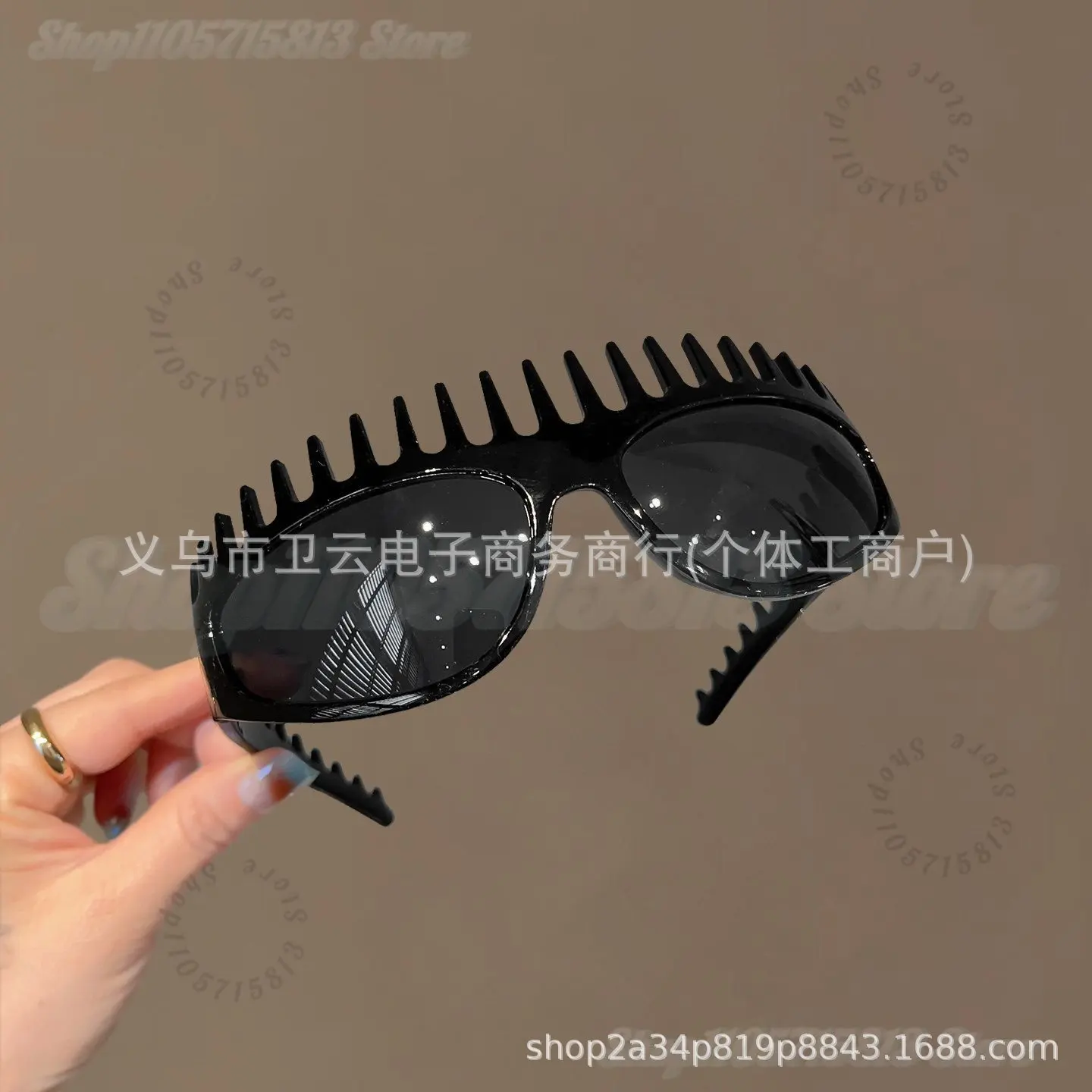 2-In-1 Tortoiseshell Headband Sunglasses,Comb Shaped Headband style Sunglasses,Stylish Shade and Keep Hair Neat For Party Favors