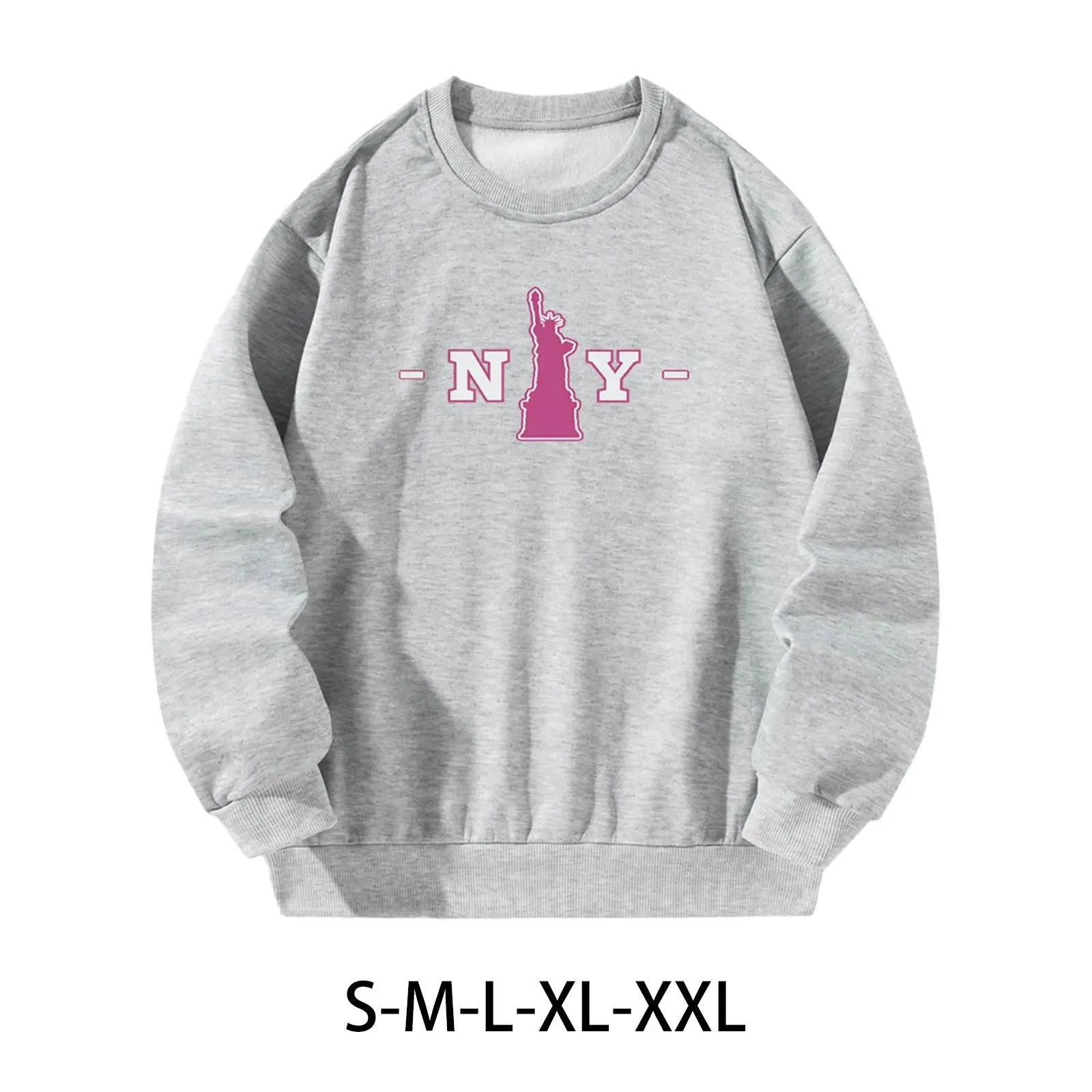 

Women's Crewneck Sweatshirt Graphic Printed Soft Y2K No Hood Trendy Casual Tops for Going Out Work Girls Boys Walking Commuting