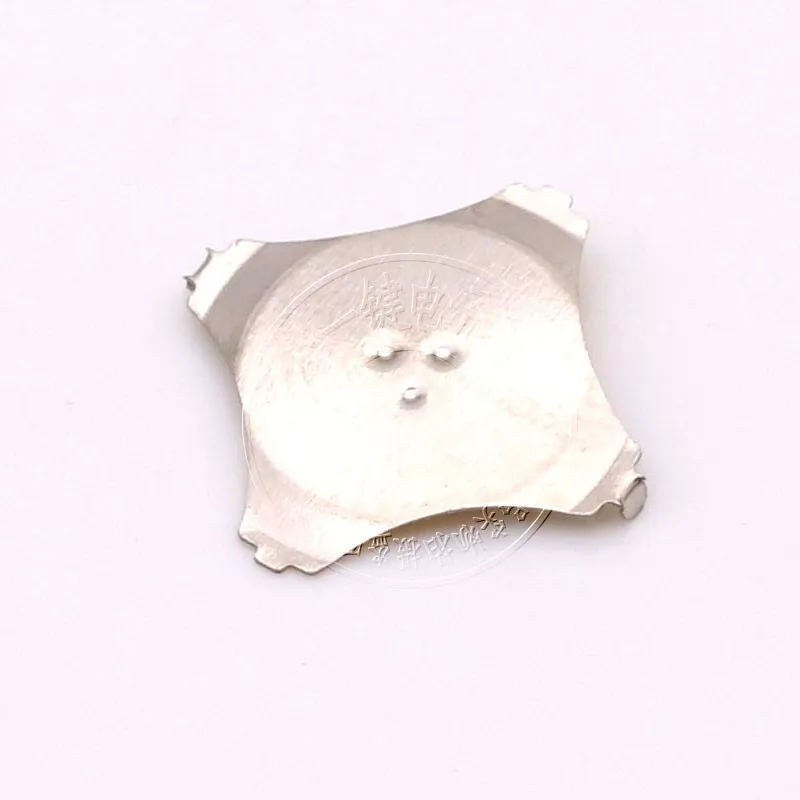 10 PCS Cross-Shaped Metal Dome 11mm Straight Diameter Single-Sided Gold-Plated with Feet in the Middle