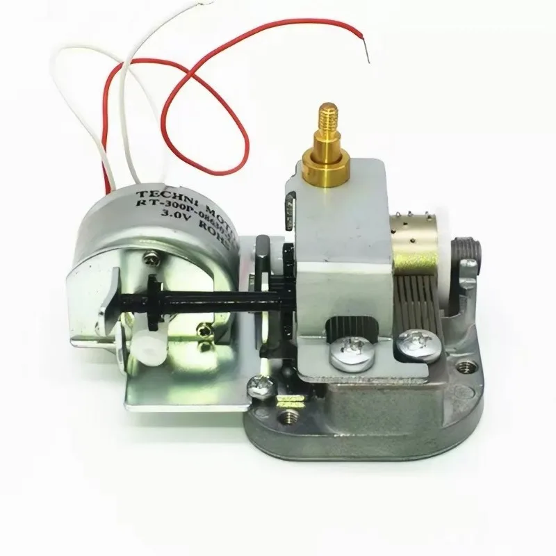Handmade electric music box movement 3.0V electric motor + 24mm rotating small turntable