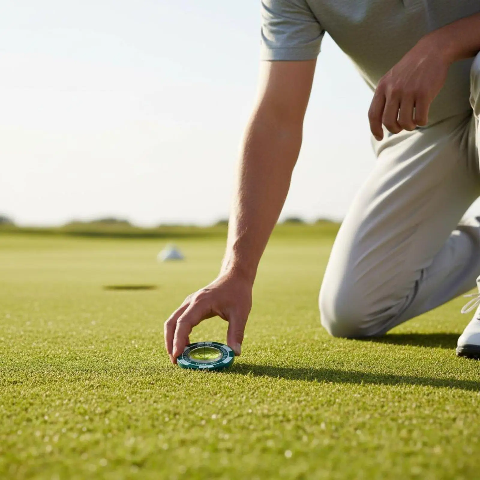 Pente-mètre de golf de précision, jauge de gradient, outil de marquage de golf, accessoire sportif pour l'entraînement sur le green et l'aide à l'alignement
