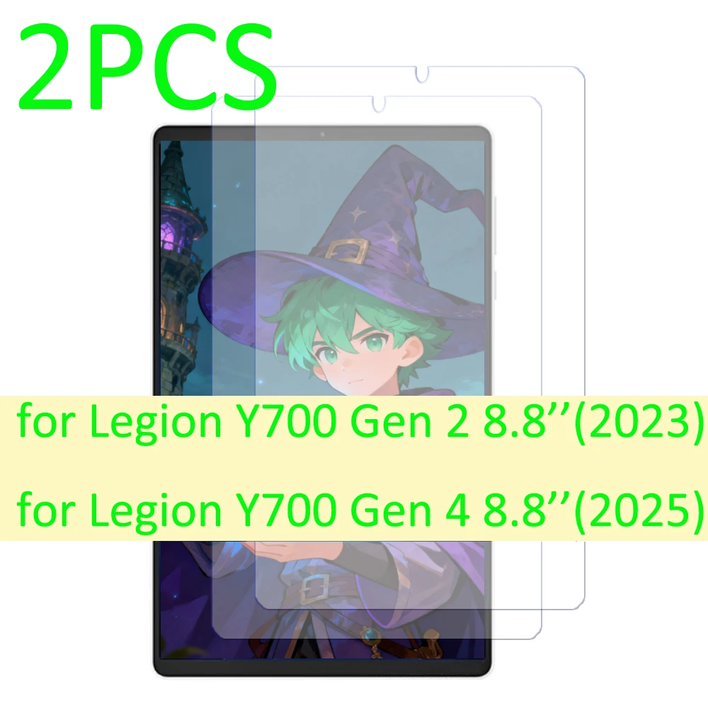 

Защитная пленка для экрана Lenovo Legion tab Gen 2 и Gen 4 8,8 дюйма (версия 2023 и 2025), защитная пленка из закаленного стекла, 2 шт.