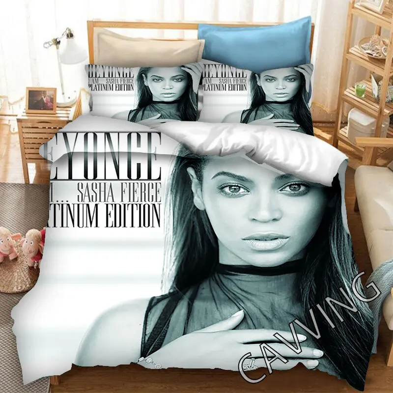 

Beyonce 3D Printed Bedding Set Duvet Covers & Pillow Cases Comforter Quilt Cover (US/EU/AU Sizes) L02