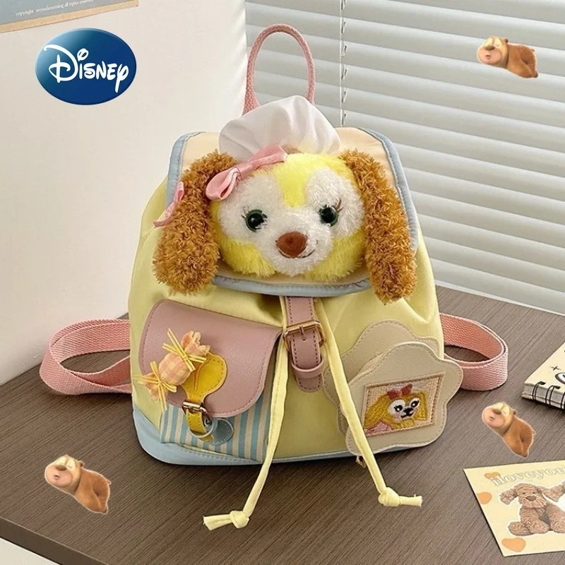 Disney Nieuwe Dames Pluche Pop Rugzak Modieuze Damesrugzak Grote Capaciteit Hoge Kwaliteit Cartoon Casual Student Rugzak