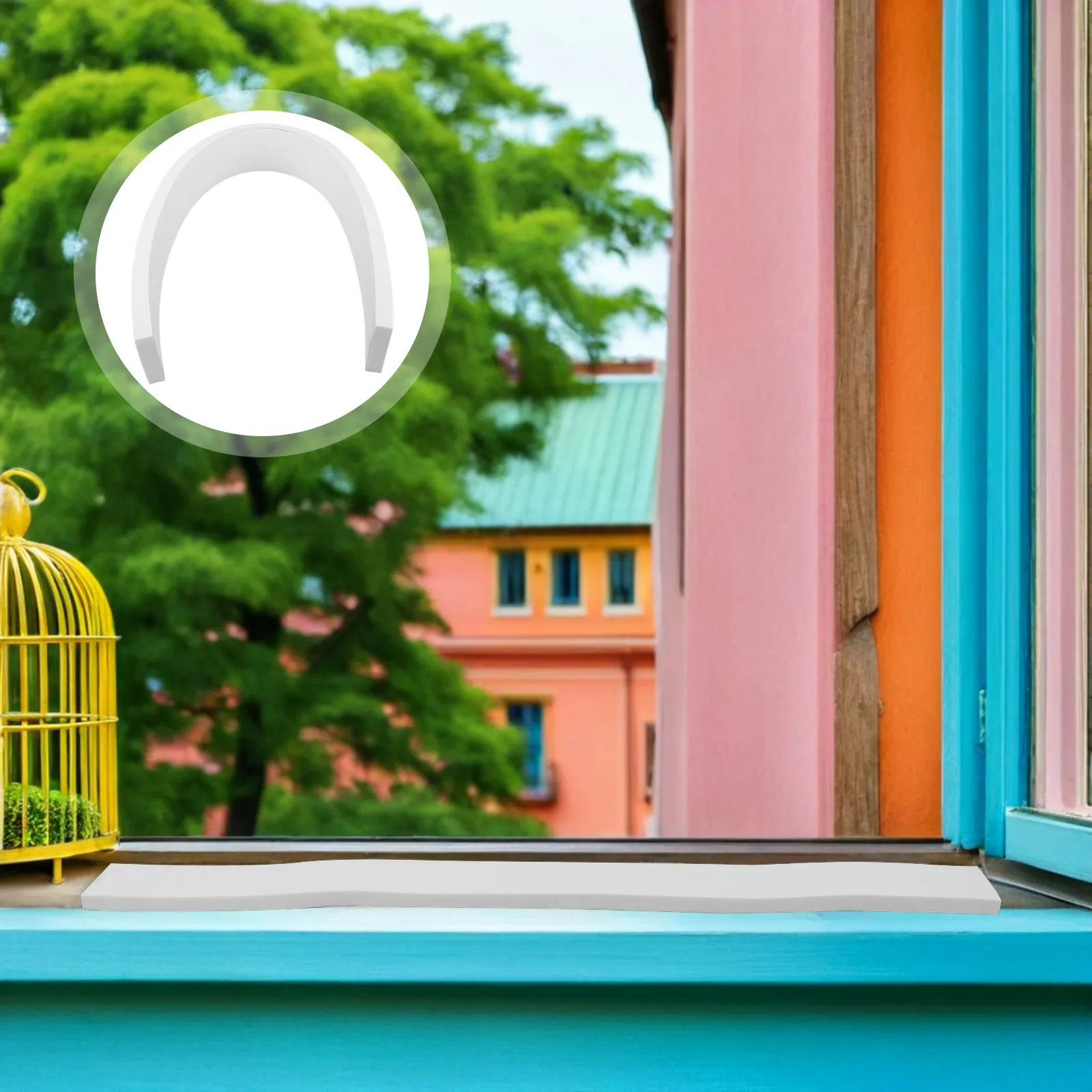 

Уплотнительная лента для подоконников из белого пенопласта: влагопоглощающая, для предотвращения конденсата, водонепроницаемая, для изоляции дверных проемов и щелей