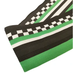JIETAI-Square Jacquard Rib Fabric for Sewing,DIY Cloth Accessories,Waistband, Knitted Imitation Nylon Tissu, Quilting, Cuff