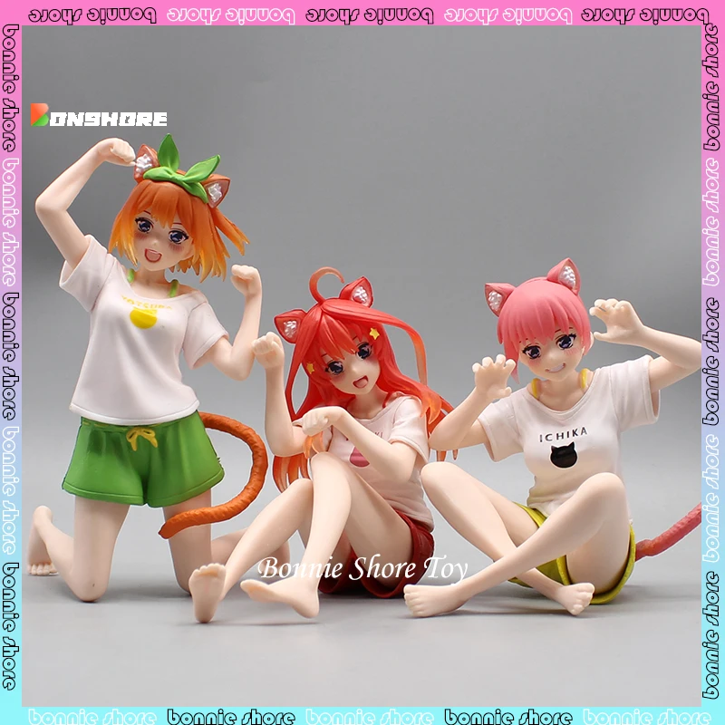 The Quintessential Quintuplets anime figure kawaii Nakano Ichika Nakano Itsuki Nakano Yotsuba figurine pvc collection toys gift