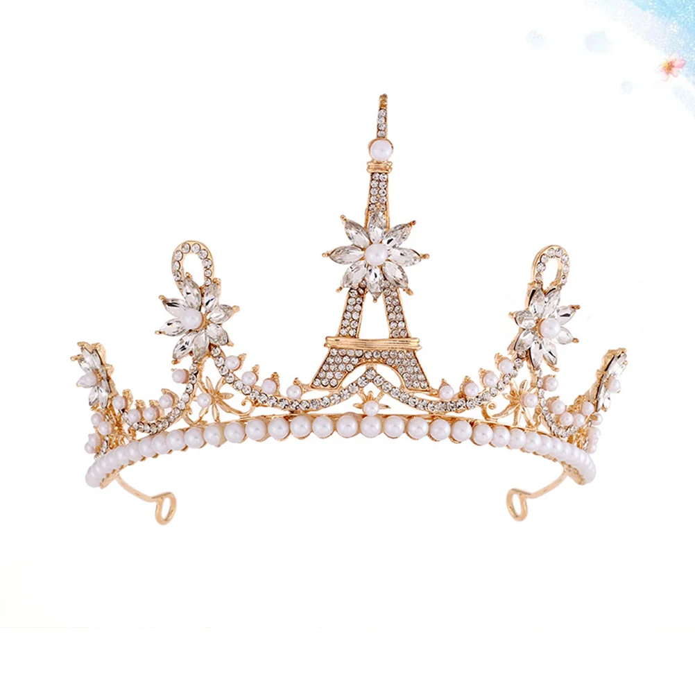 

15 X95cm Fashion Headband Rhinestone Crown Headdress Hair Hoops Wedding Accessories Bridal Headwear Tiara