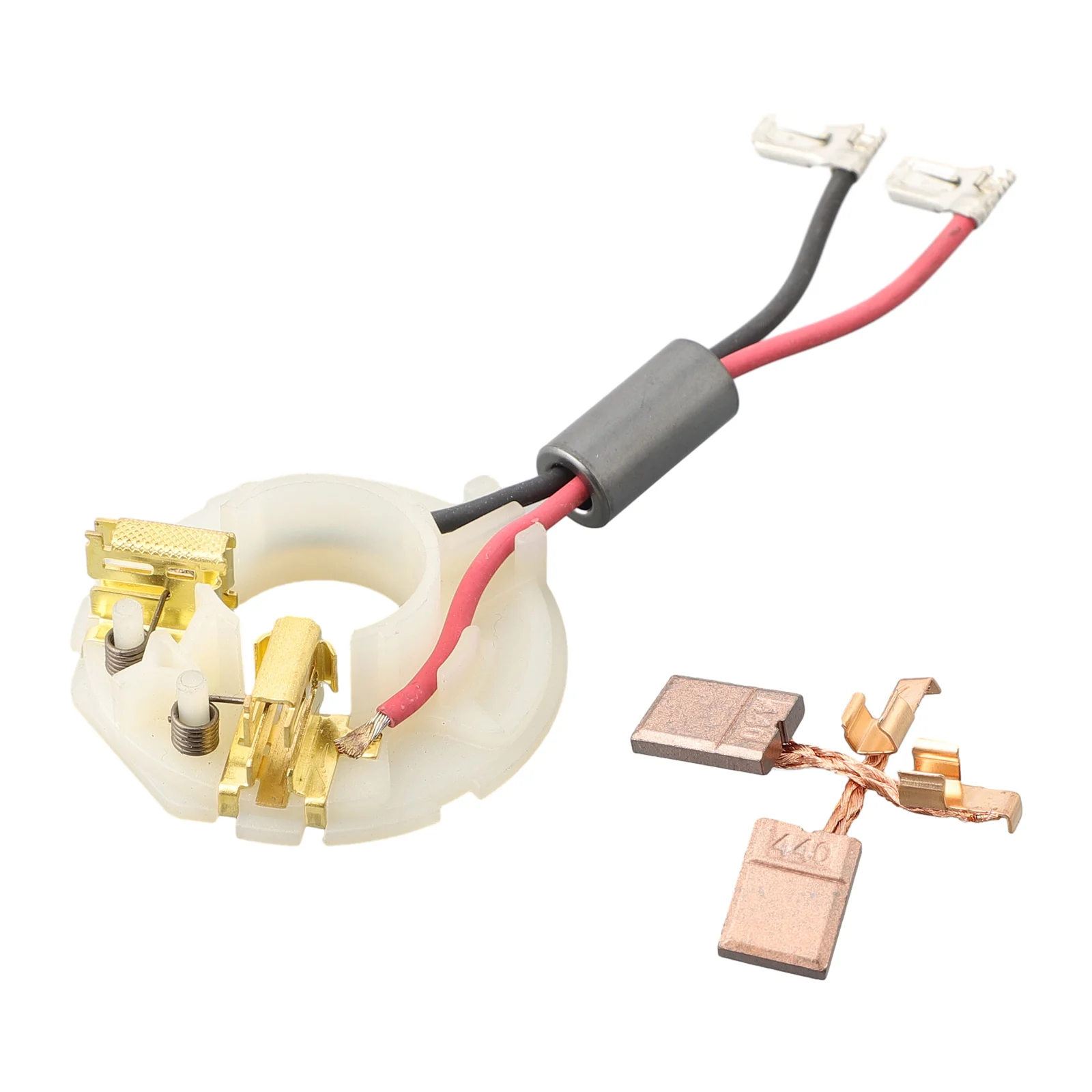

Carbon Brush Replacement Kit Holder Part Number 6388452 and Two Brushes Designed for Use in Various Power Tool Models