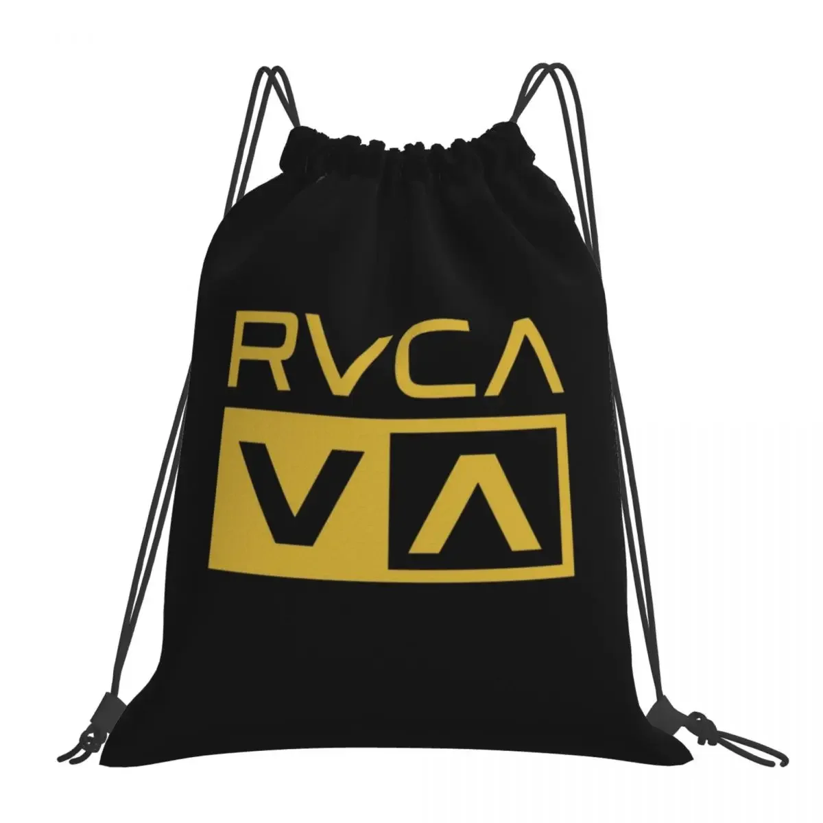 

Gold Rvca Clothes Backpacks Portable Drawstring Bags Drawstring Bundle Pocket Sports Bag Book Bags For Travel School
