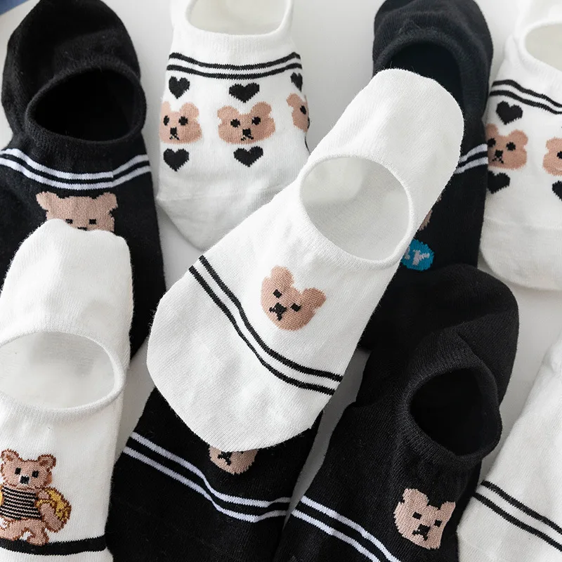 10Pairs/Set Women Men Cotton Short Socks Summer Thin Low Cut Soft Breathable Solid Color No Show High Quality Female Ankle Socks