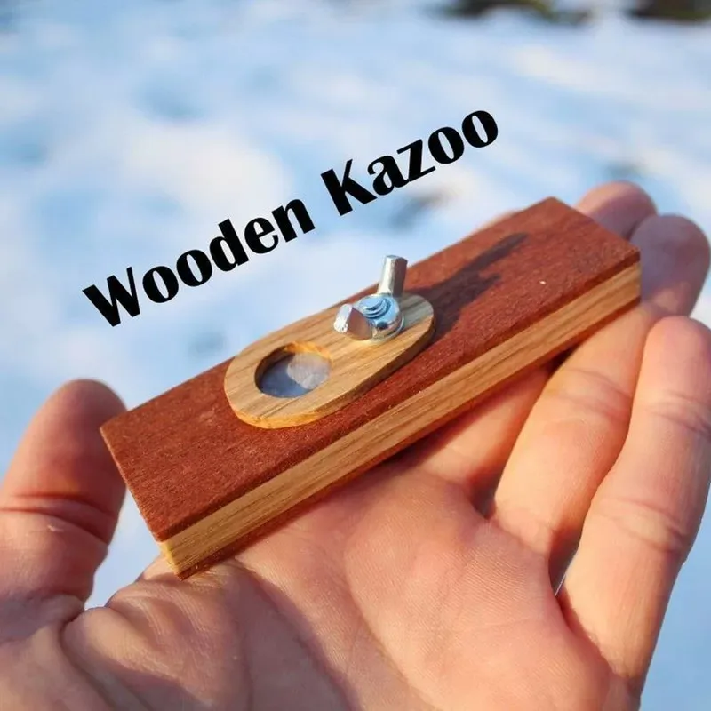 Wooden Kazoo Lightweight Playing Kazoo Beginner Easy To Learn Practice Performance Kazoos Portable Traditional Wind Instruments