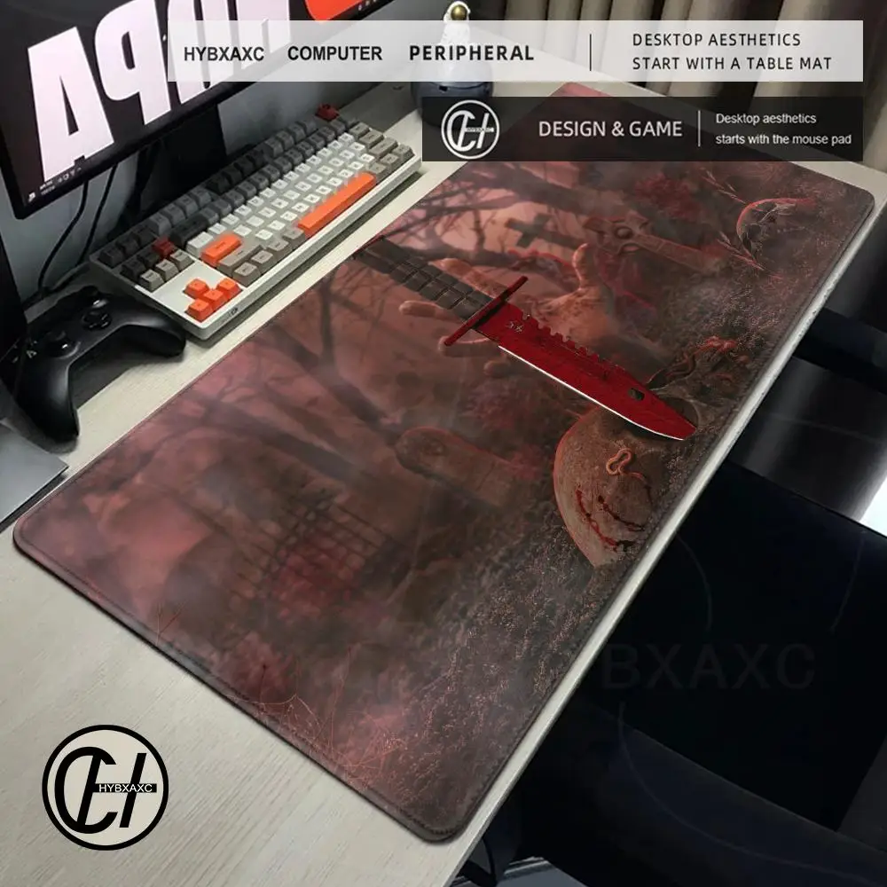 C-Counter Strike Gaming Mouse Pad Knife Non-slip Keyboard Mouse Mat CSGO Gamer Mousepad for Computer Keyboard Mat Mouse Gaming