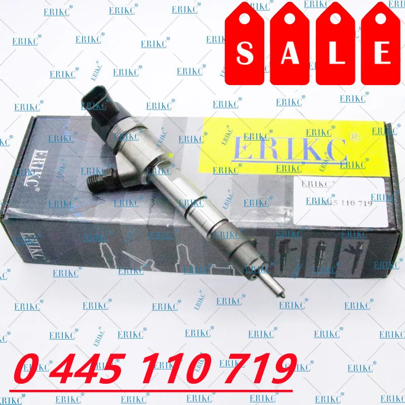 

ERIKC Original Fuel Injector 1112100-E06-C1 0445110719 Sprayers Diesel Stainless Steel Injection 0 445 110 719 for GreatWall