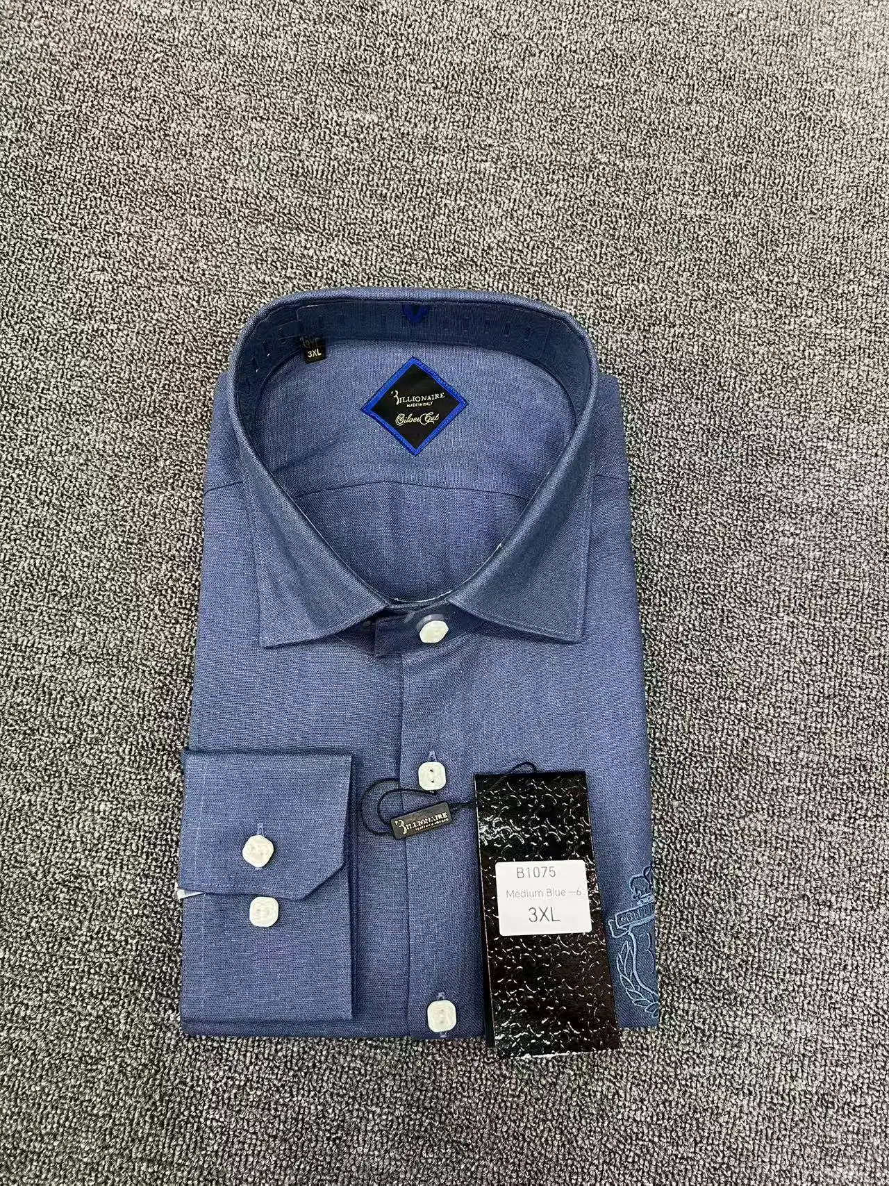 

BILLIONAIRE BLSK CPRT Shirt Cotton linen men 2025 new casual comfortable breathable high-quality Long sleeved shirt Size M-XXXL