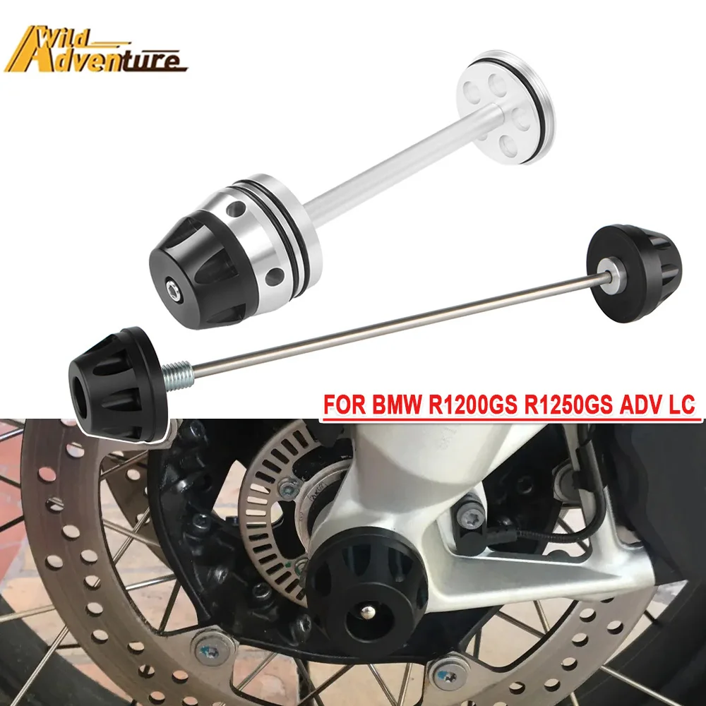 

R1200GS ADV вилка заднего/переднего колеса, крышка оси, защита от столкновений для BMW R1250GS Adventure GS1200 R1200RT R1250RT, слайдер, ступица шпинделя