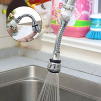 360 Degree Kitchen Faucet Anti-Splash Head Water Saver Universal Rotating Bubbler Filter Extension Booster Nozzle Kitchen Tools
