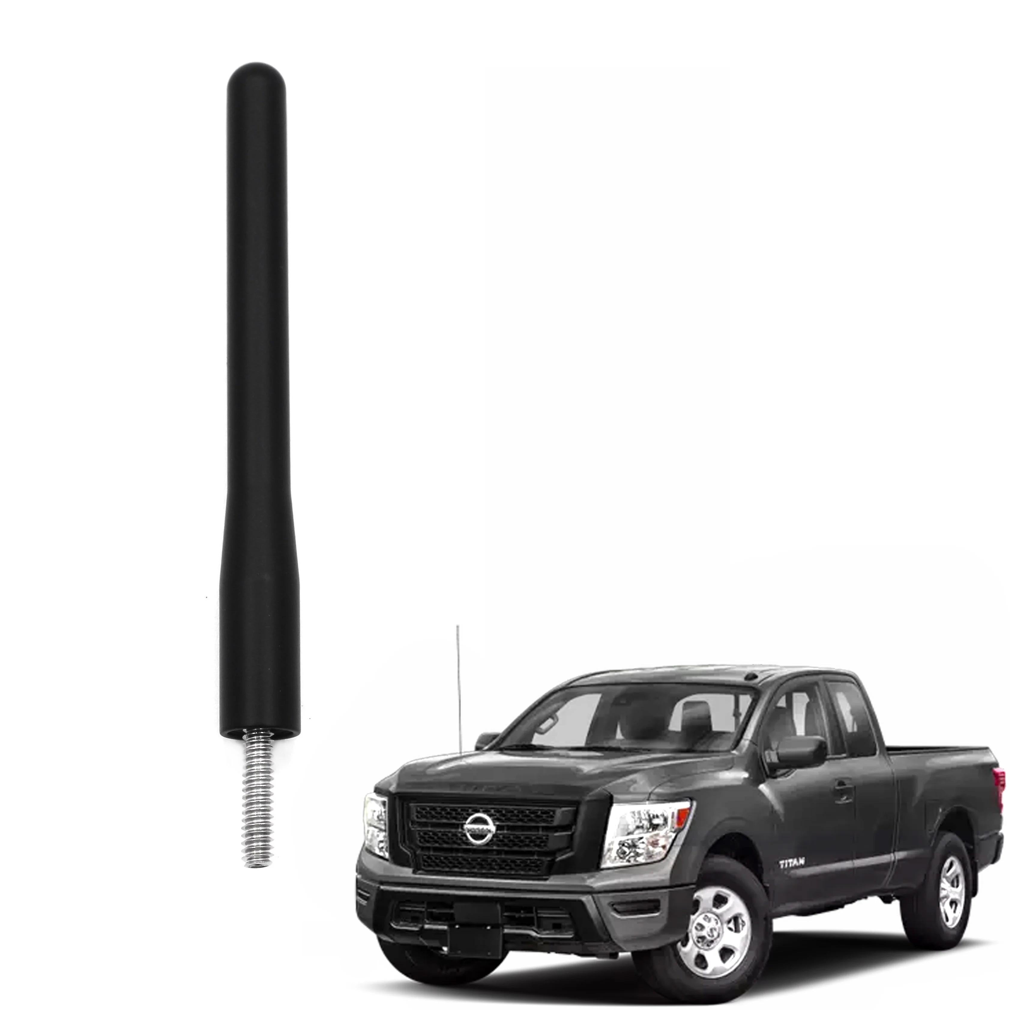 4 INCH Short Antenna for Nissan Titan 2004 2005 2006 2007 2008 2009 2010 2011 2012 2013 2014 2015 2016 2017 2018 aerial