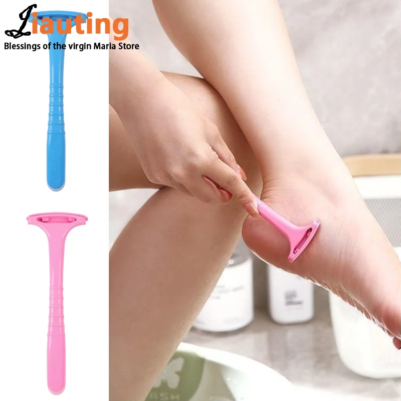Professional Handle Dead Skin Calluses Removal Scraper Feet Care Nursing Plastic Portable Pedicure Massage Tool Beauty-health