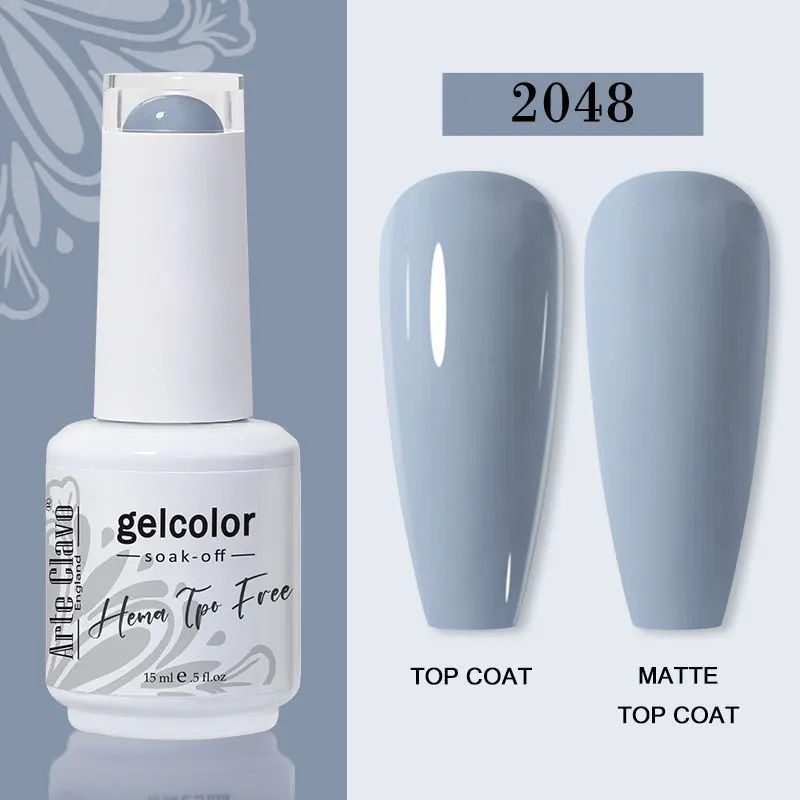 Arte Clavo 116 Kleuren Gel Nagellak 15 ml Kleurrijke Gel Semi Permanente Losweken UV Gel Nail Art DIY Ontwerp vernis Nagelbenodigdheden