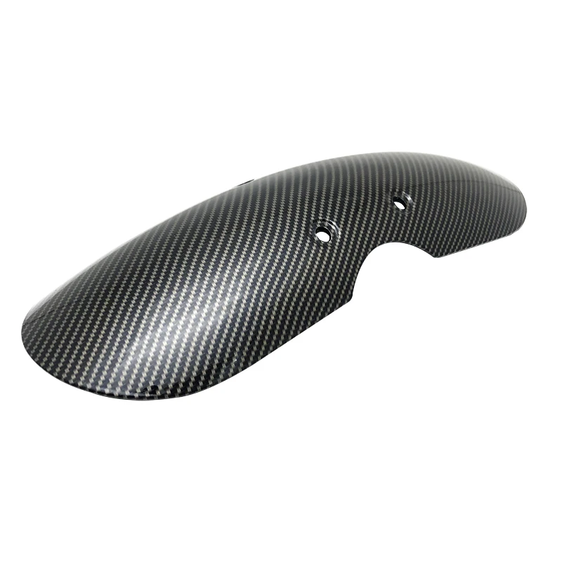 Carbon Look Motorcycle Short Front Fender Cafe Racer Mud Flap Guard Mudguard Fit For Bonneville T100/Scrambler FOR Thruxton 900