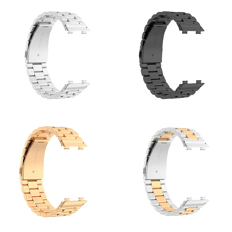 حزام ساعة لساعة اوبو 2 42 ملم من الفولاذ المقاوم للصدأ بديل لسوار الساعة سريع الإصدار