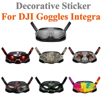 For DJI Goggles Integra Decorative Sticker Surface Covering Protective Film PVC Sticker Scratch Resistant Film Accessories