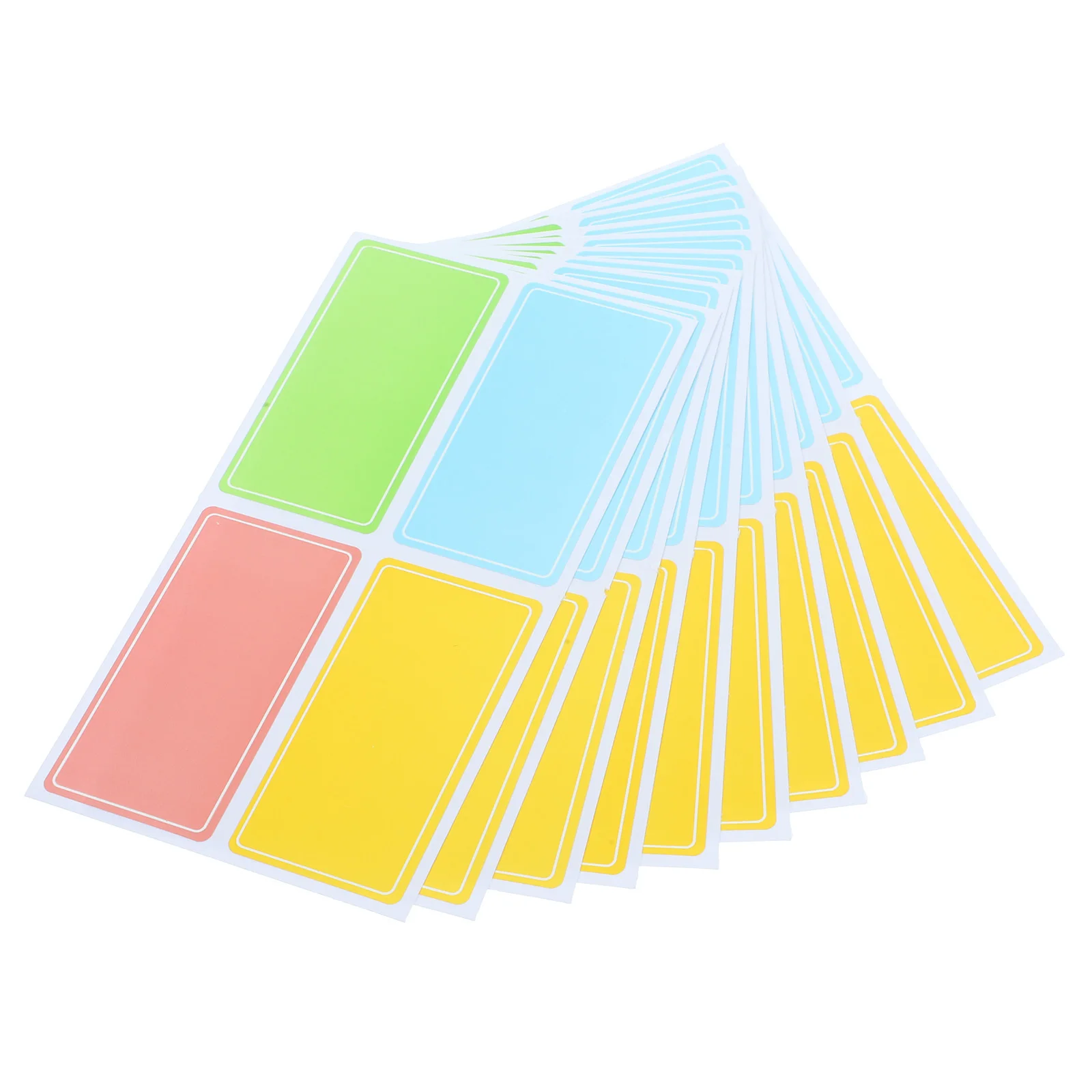 

120 шт. красочные липкие этикетки, толстые гладкие наклейки с именем, многофункциональные клейкие вкладки для организации дома, школы