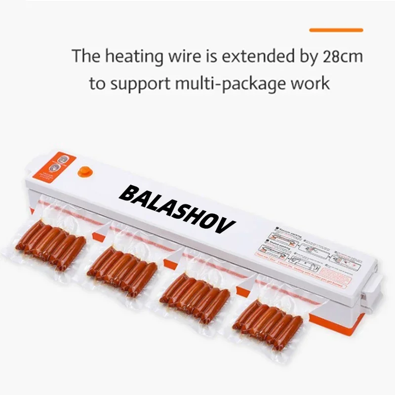 آلة تفريغ الهواء الكهربائية مع 10 قطعة أكياس الفينيل التعبئة والتغليف فراغ فراغ جهاز غلق أكياس الطعام للمنزل ومستلزمات المطبخ