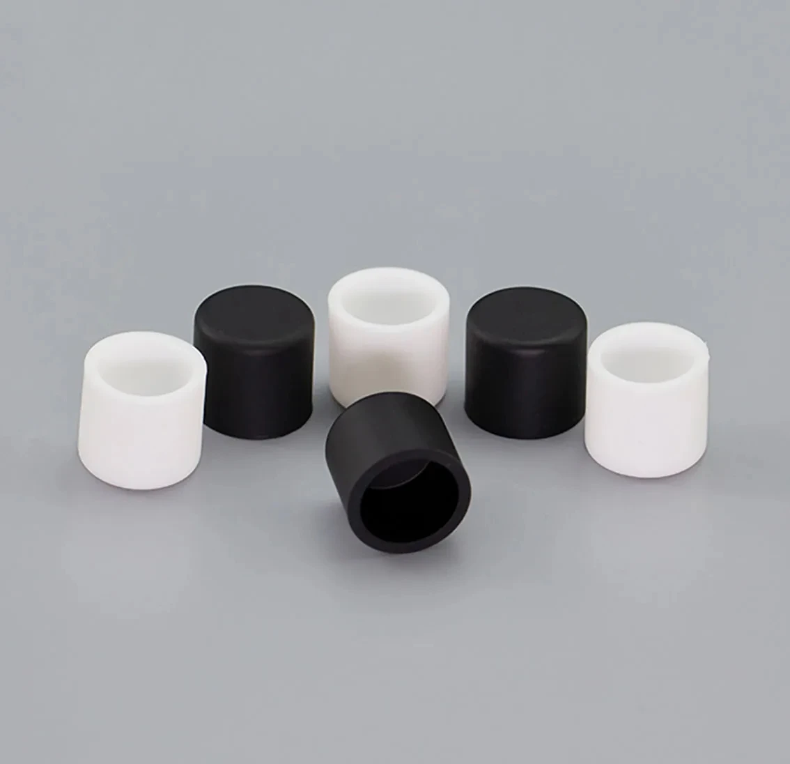 3.7mm-82.5mm White/Black High Temperature Silicone Rubber Sealed Caps O-ring Water Sealed Washer Round Hole Rubber Stoppers Plug