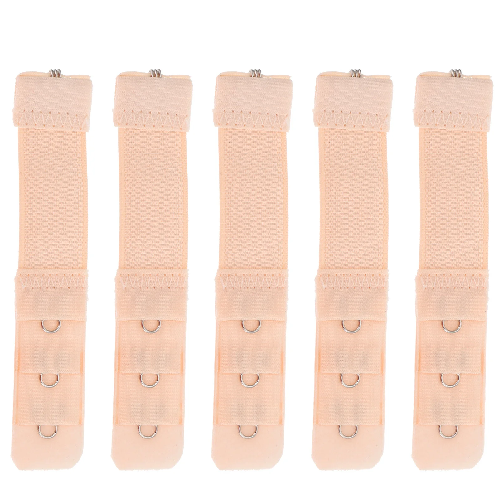 

20pcs Stainless Steel Back Closure 1 Hook 3 Rows Elastic Bra Extenders For Women Underwear Extension Buckles Machine Washable