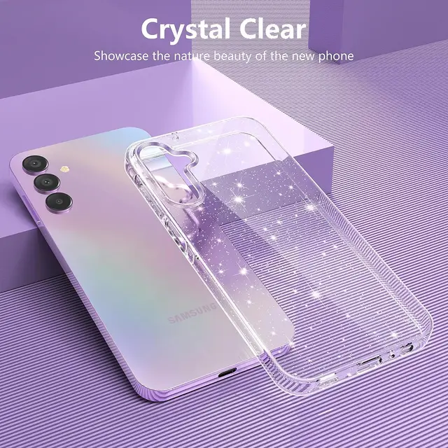Etui z brokatem do Samsung Galaxy A55 A35 A15 A25 S24 Ultra S23 FE S22 Plus S21 S20 Note 20 A14 5G A54 A34 A33 Pokrowiec Akcesoria